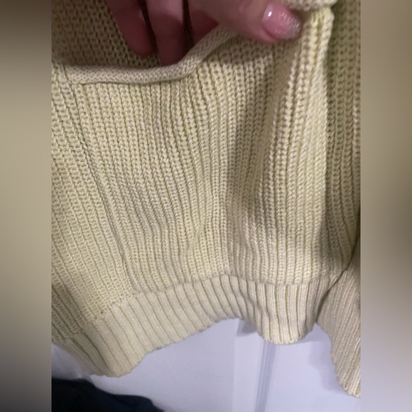 a.n.a Women’s Cardigan 100% Cotton Color Yellow Size 1X. NEW W TAG. - Picture 3 of 7